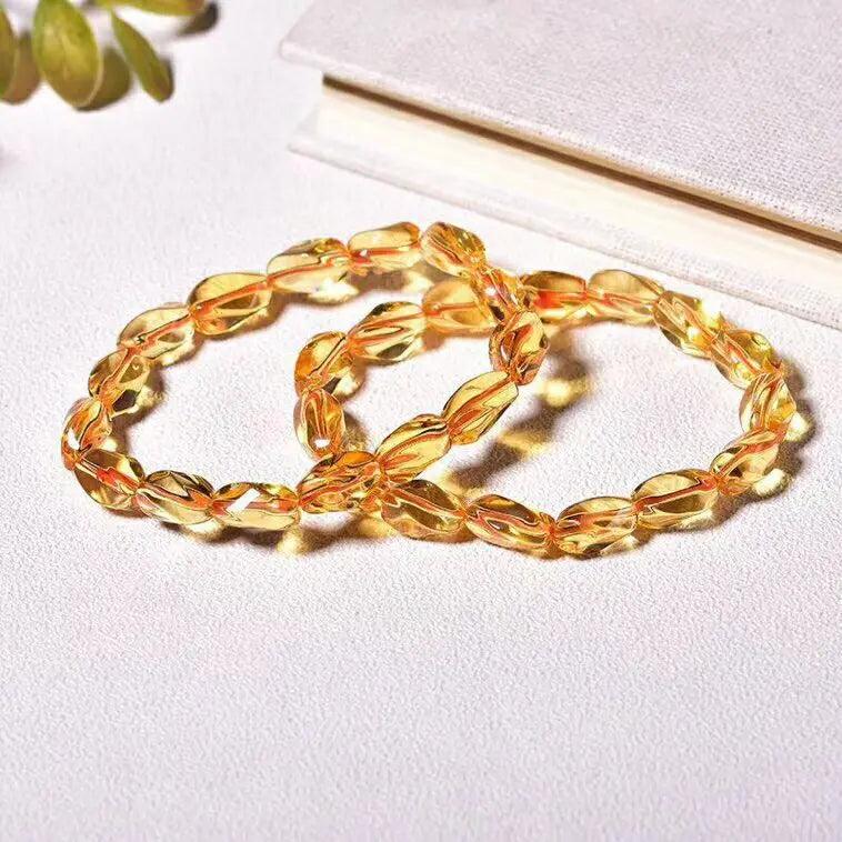 Natural Citrine Crystal Bracelet - My Vibe Finder