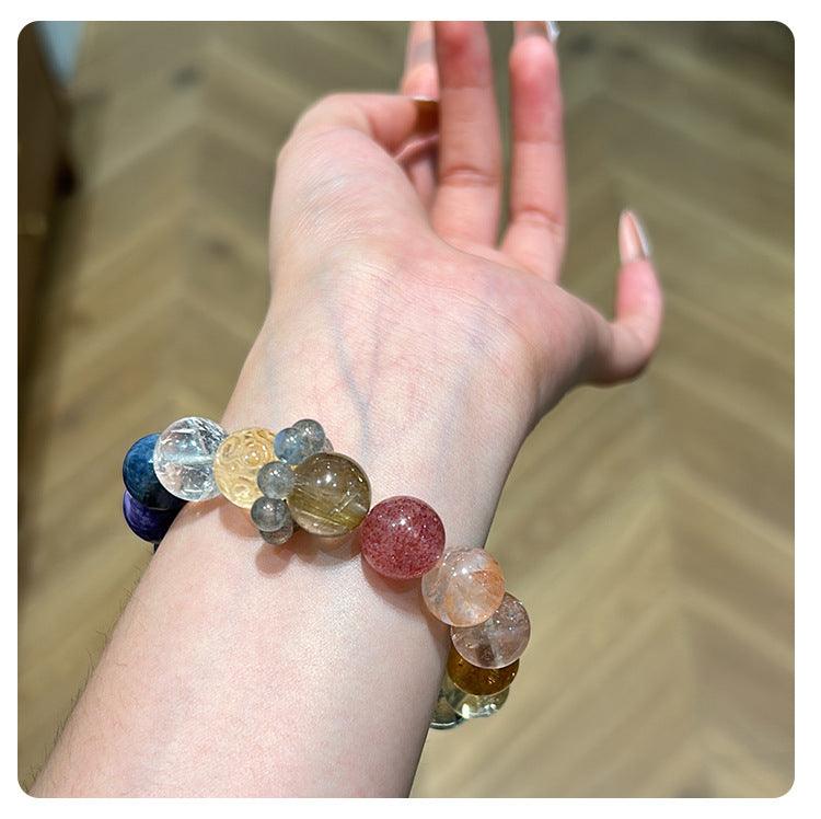 Natural Duobao Crystal Bracelet - My Vibe Finder