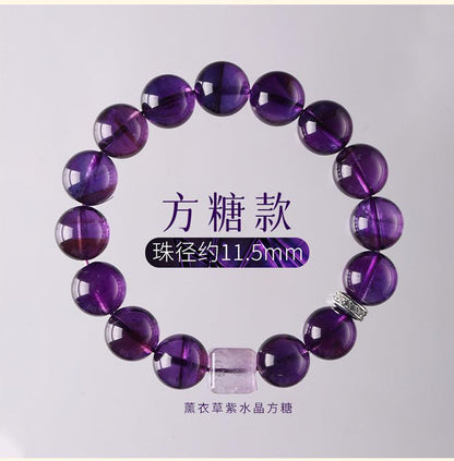 [Customized 7 Styles] Nine Purple Li Fire Crystal Bracelet - My Vibe Finder