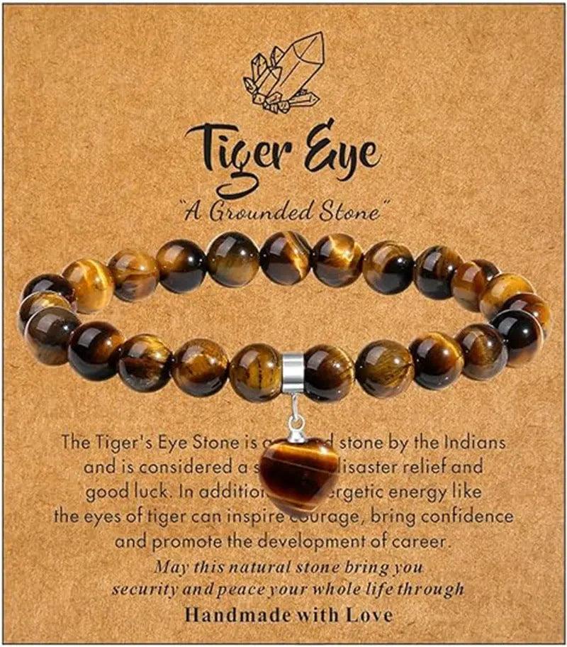 Natural Stone Crystal Bracelet (8mm) - My Vibe Finder