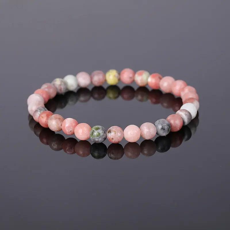 Natural Stone Beaded Bracelet (6mm) - My Vibe Finder