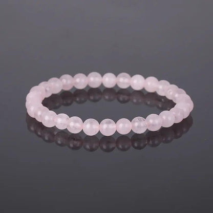 Natural Stone Beaded Bracelet (6mm) My Vibe Finder