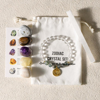 12 Zodiac Polished Gravel Gift Set - My Vibe Finder