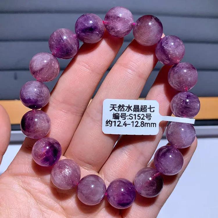 Natural Purple Hair Crystal Bracelet - My Vibe Finder