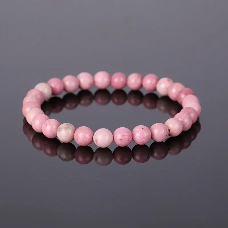 Natural Stone Beaded Bracelet (6mm) - My Vibe Finder