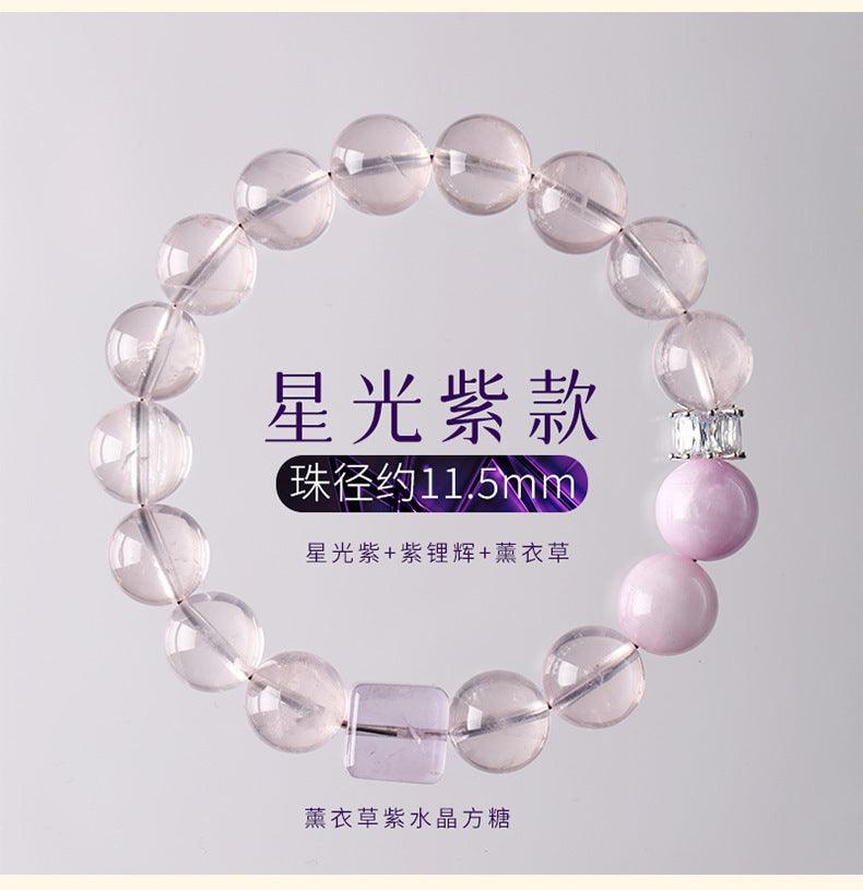 [Customized 7 Styles] Nine Purple Li Fire Crystal Bracelet - My Vibe Finder