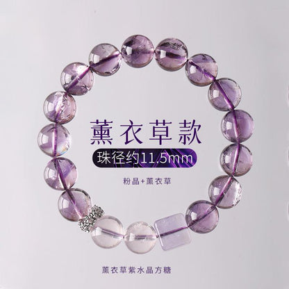 [Customized 7 Styles] Nine Purple Li Fire Crystal Bracelet - My Vibe Finder