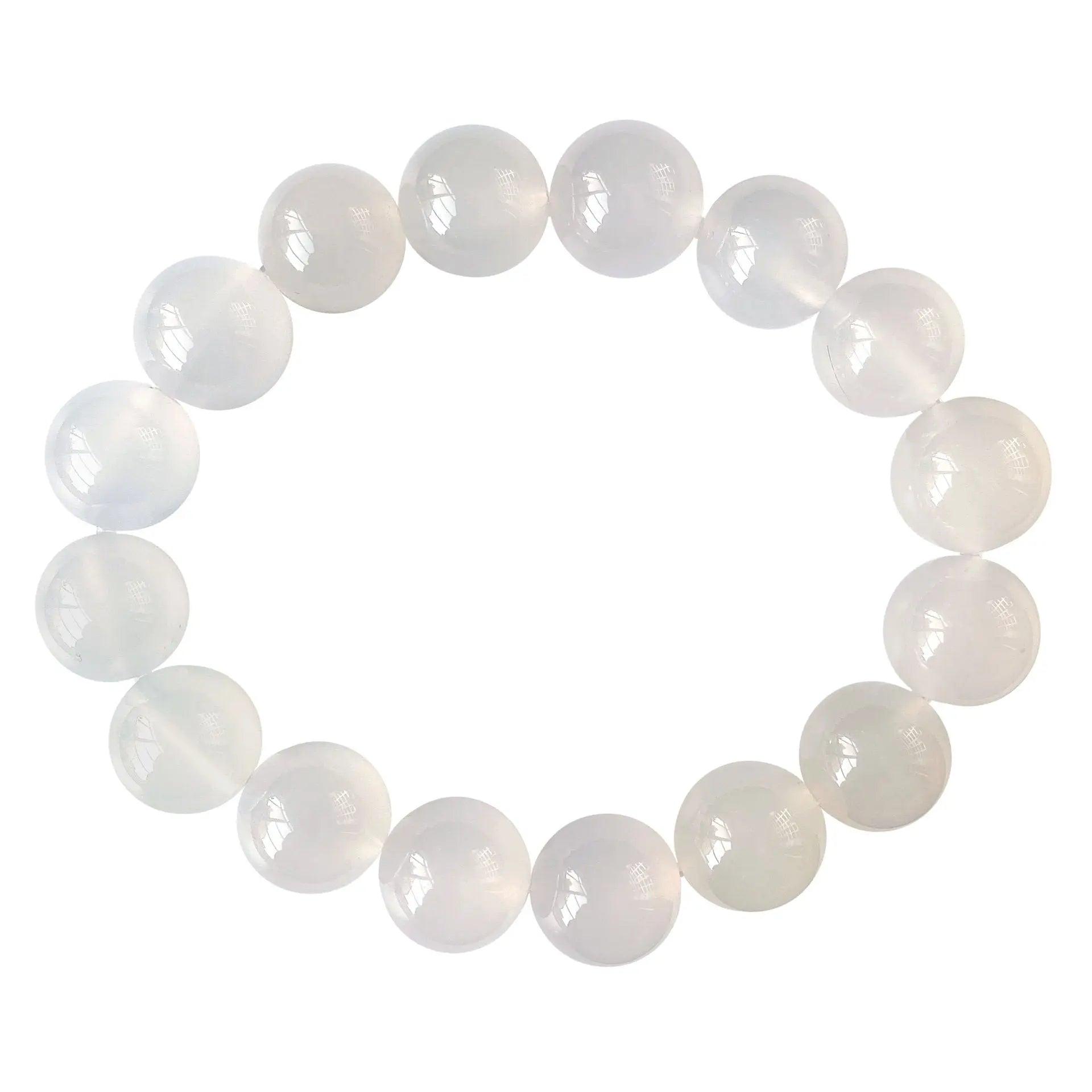 Natural White Agate Bracelet - My Vibe Finder