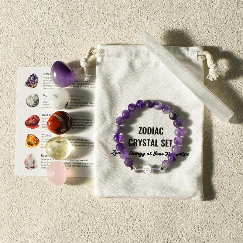 12 Zodiac Polished Gravel Gift Set - My Vibe Finder