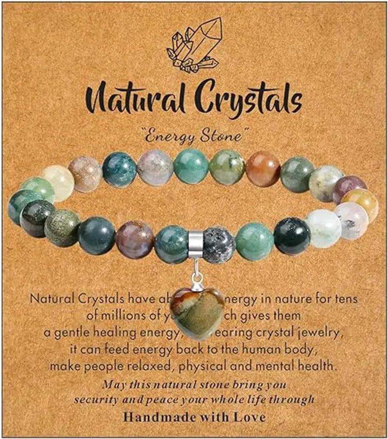 Natural Stone Crystal Bracelet (8mm) - My Vibe Finder