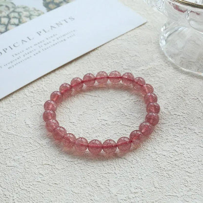 Natural Strawberry Crystal Bracelet(6A/ 7A Grade) - My Vibe Finder