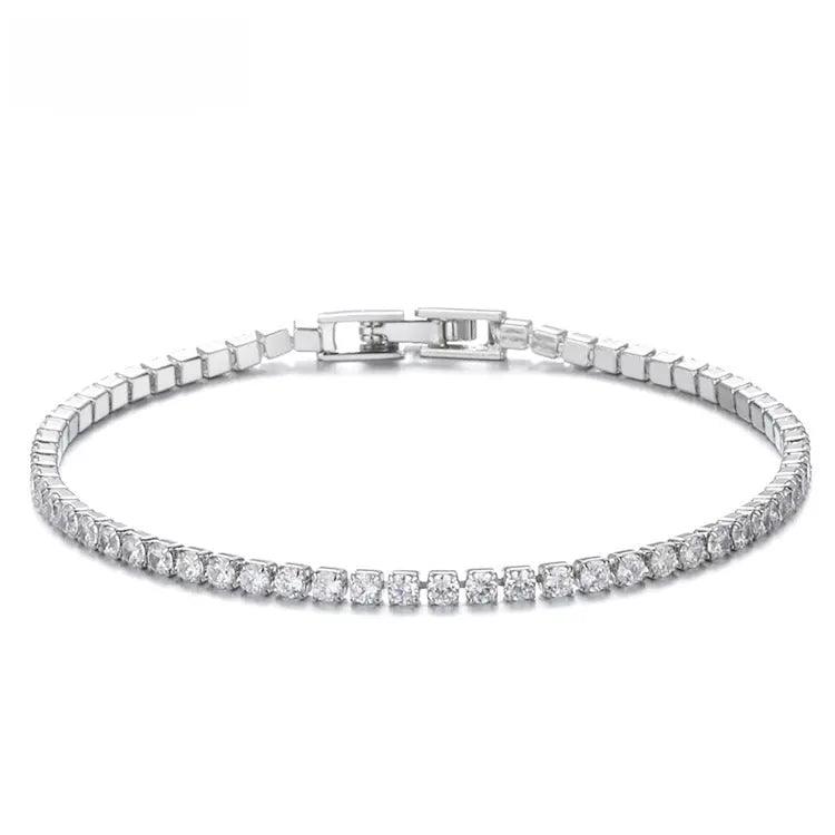 Full Diamond Crystal Women's Bracelet (2.5mm) My Vibe Finder