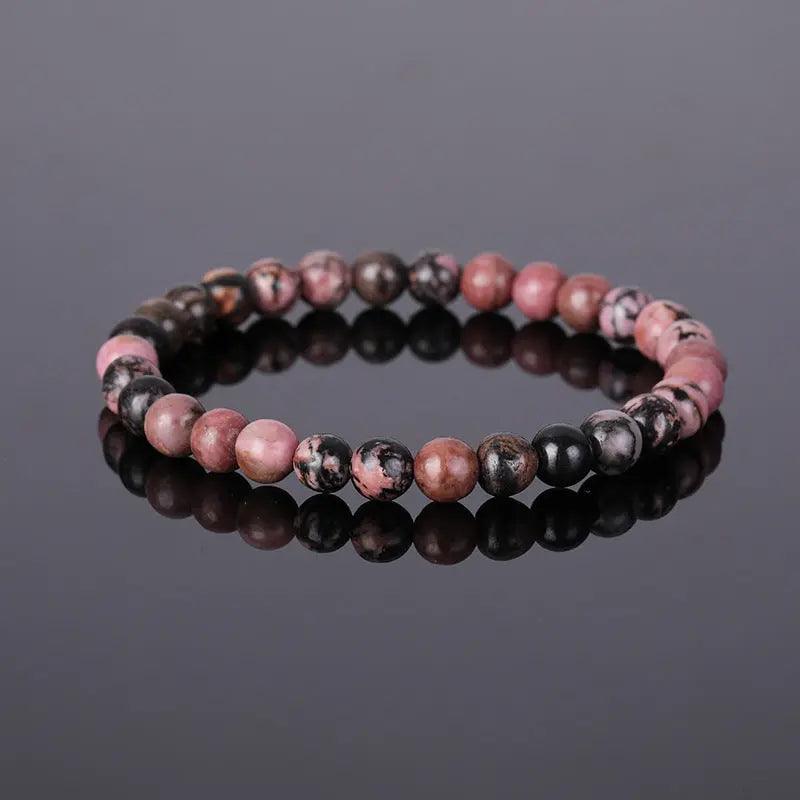 Natural Stone Beaded Bracelet (6mm) - My Vibe Finder